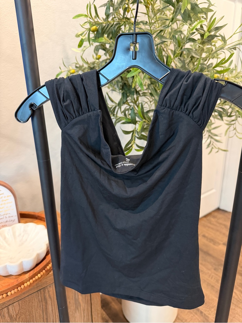 Abercrombie & Fitch Black Modal-Blend Tank Top - XS